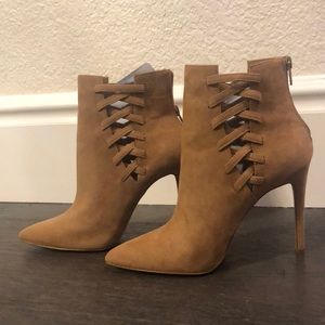 Suede booties